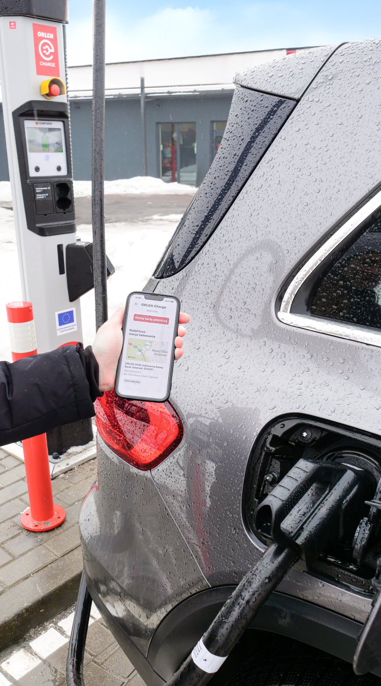 hub szybkiego ładowania samochodów elektrycznych ORLEN Charge, Nowy Dwór Gdański