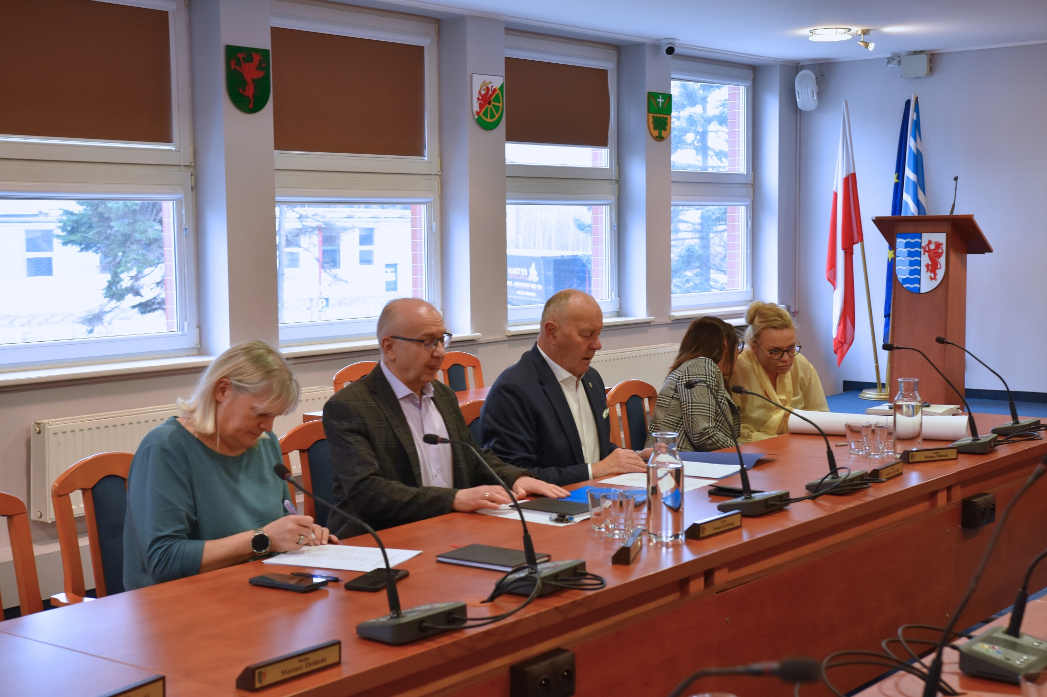 spotkanie w sprawie zapadliska w Stanisławiu