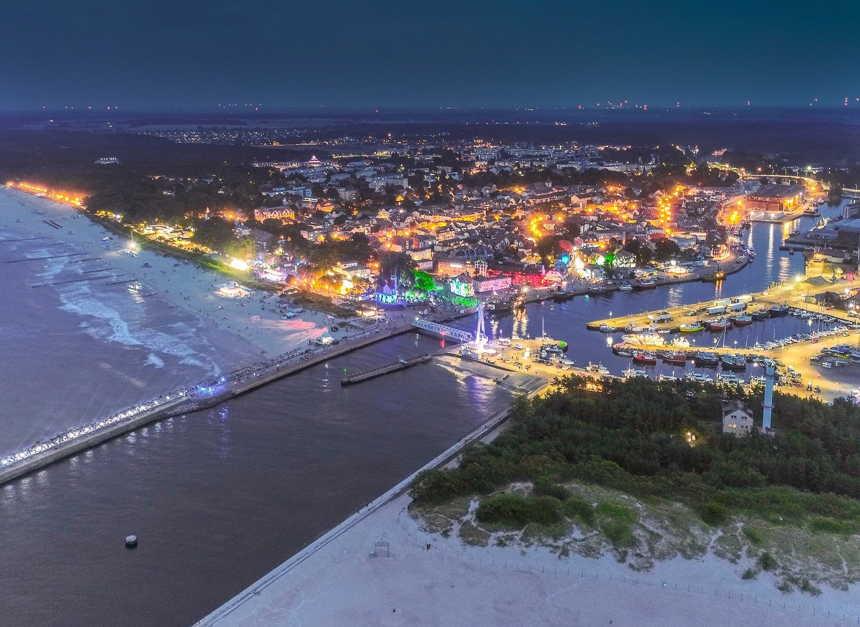 błonia nad Słupią, Ustka