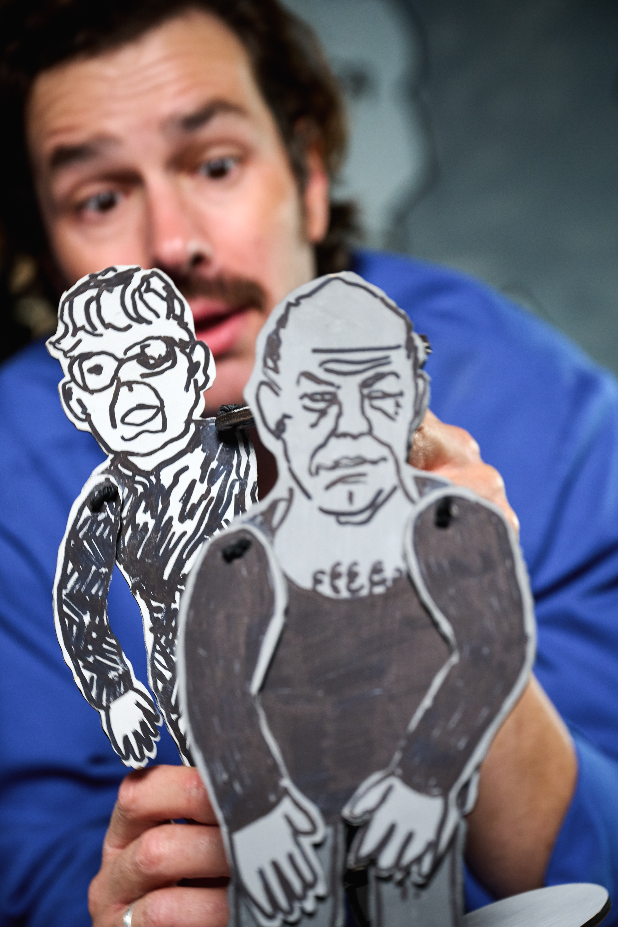 Jakub Ehrlich w przedstawieniu „Bibuła w tapczanie”