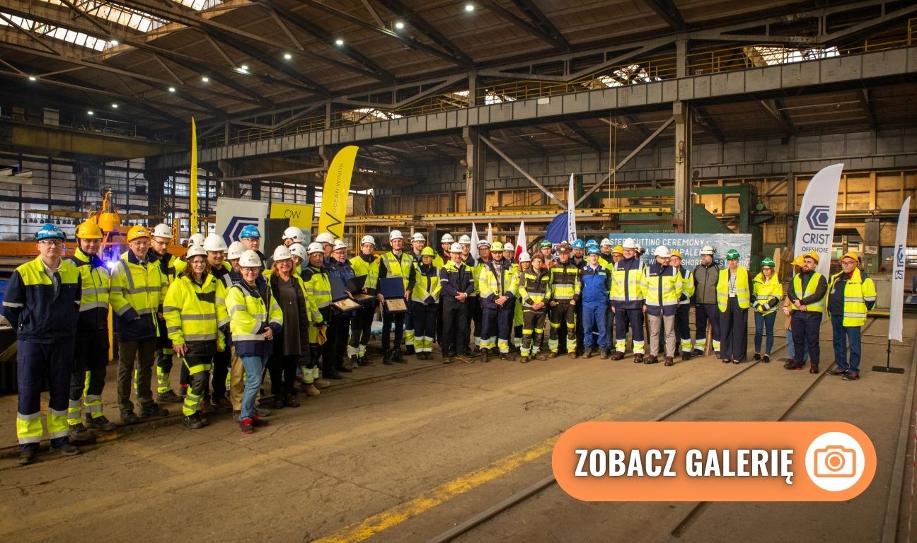 palenie blach pod budowę stacji elektroenergetycznej dla morskiej farmy wiatrowej BC-Wind