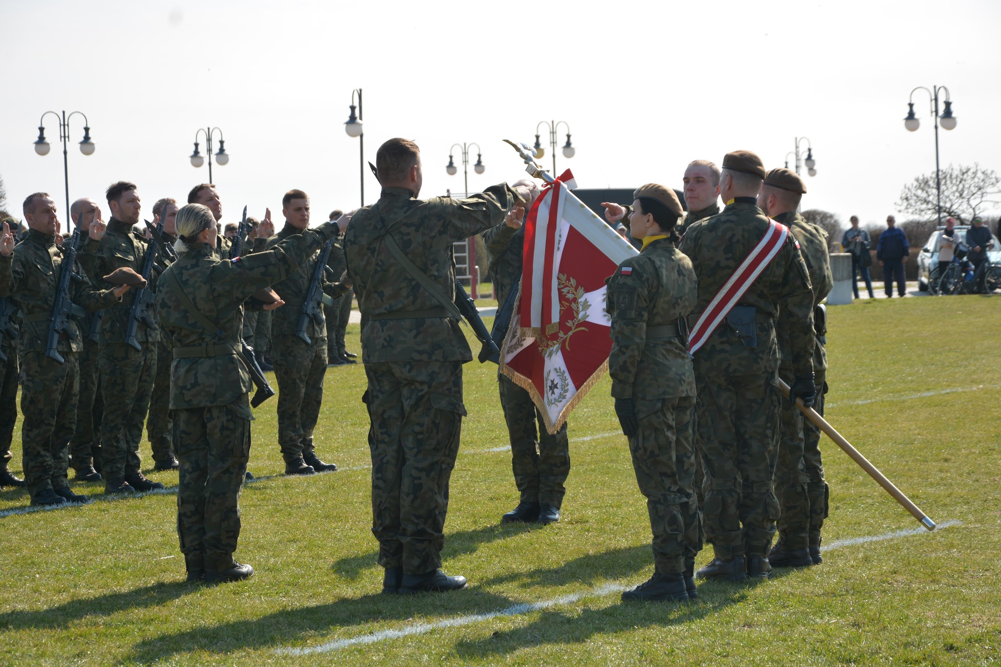 przysięga w 7 Pomorskiej Brygadzie Obrony Terytorialnej w Tczewie