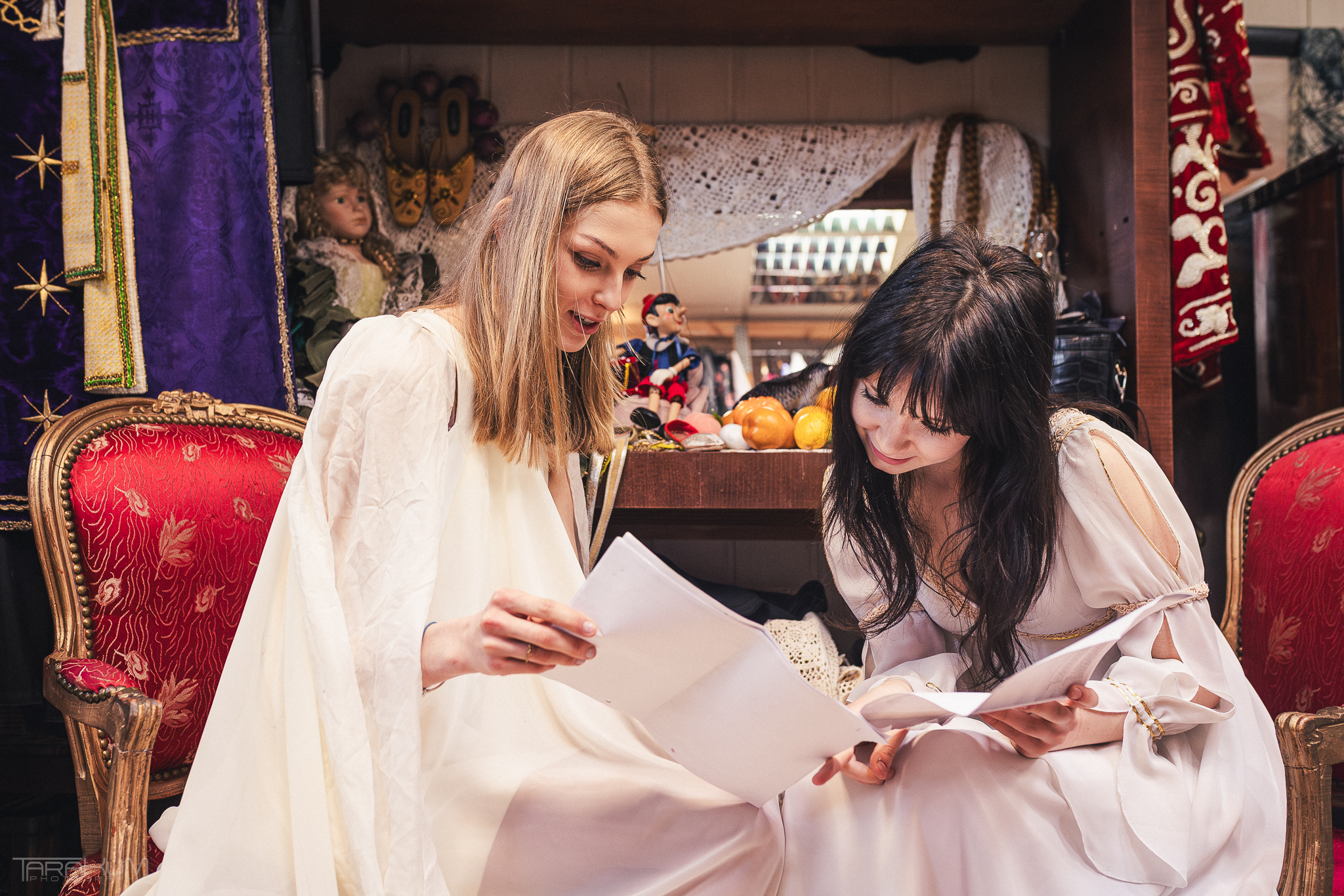 Amelia Jachnicka oraz Inga Ewald podczas prób