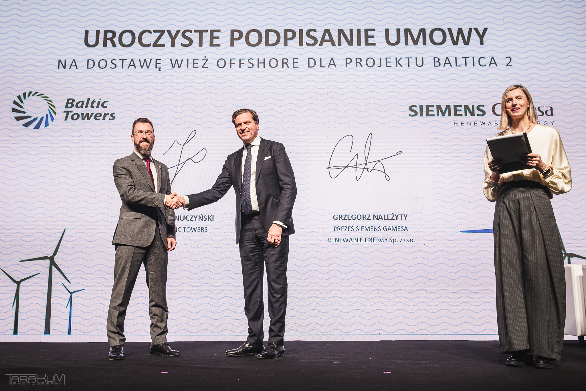 Baltic Towers, Siemens Gamesa Renewable Energy, podpisanie umowy, PowerConnect 2026, Gdańsk