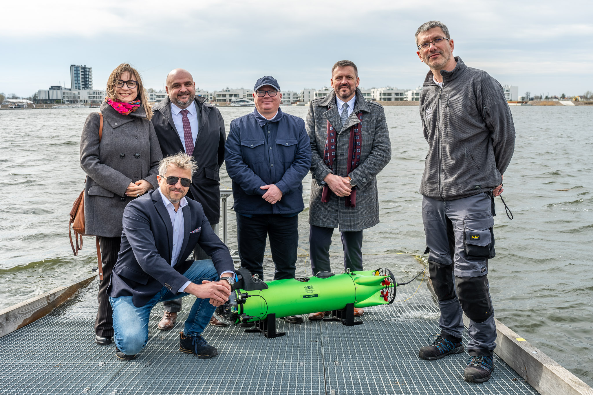 zespół konstruktorów Pirania, podwodny dron z PG