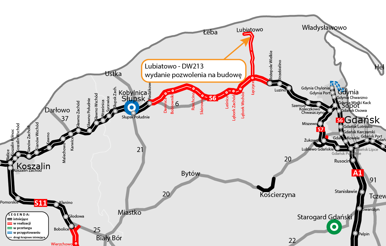 tzw. „ostatnia mila” drogi do elektrowni jądrowej, mapa 