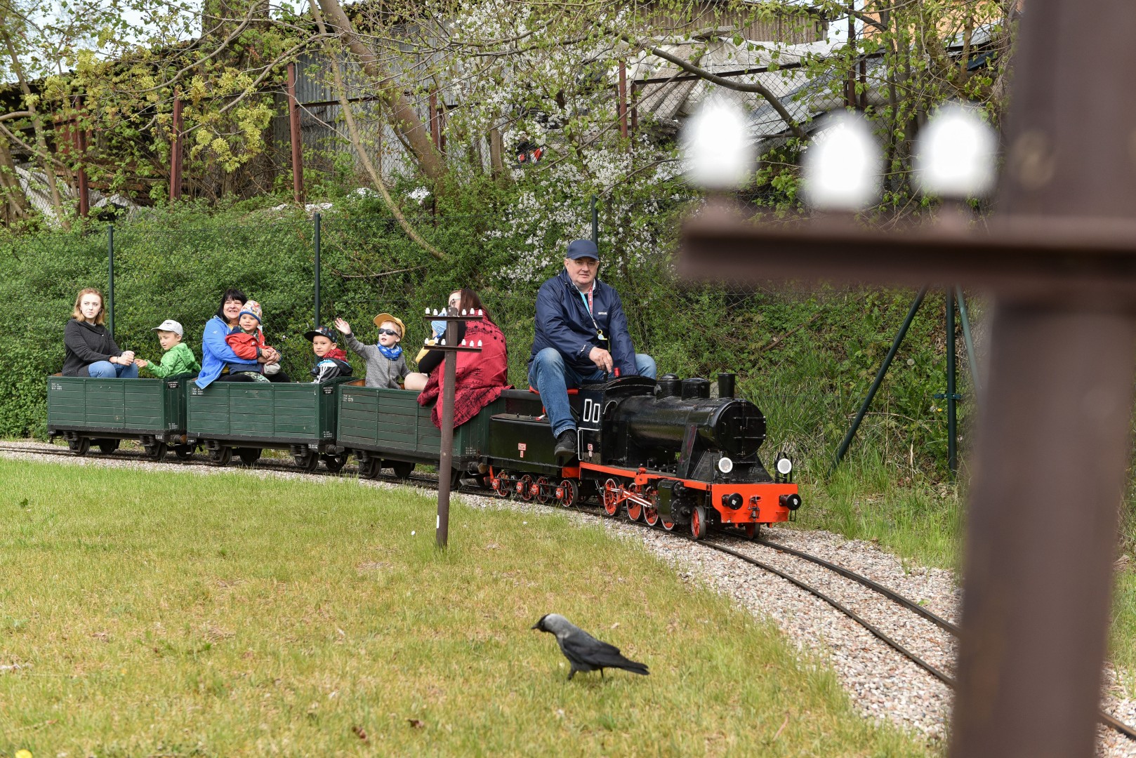 kolej lilipucia w Muzeum Kolejnictwa w Kościerzynie