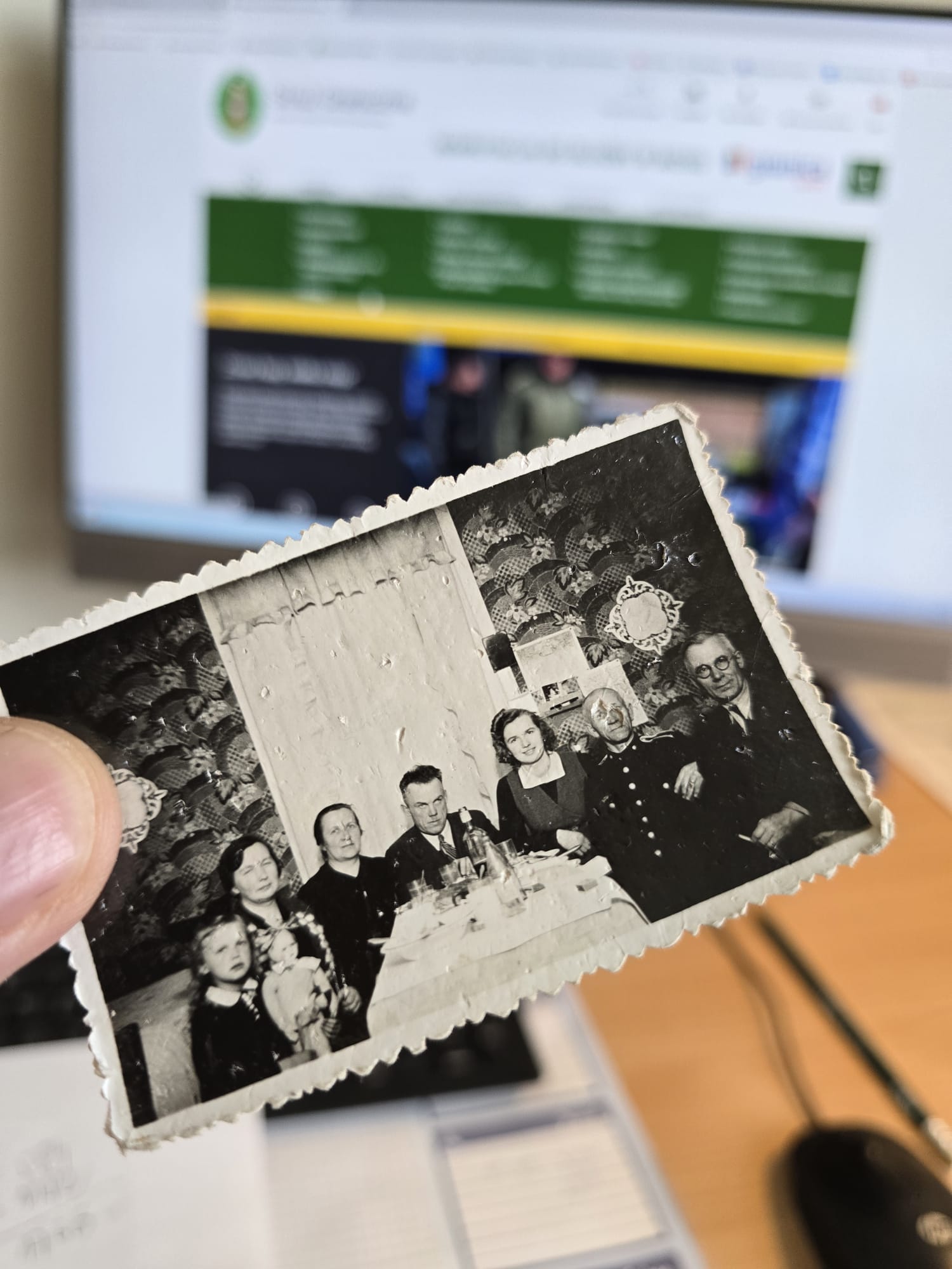 Gdynia, przedwojenne zdjecie na ulicy