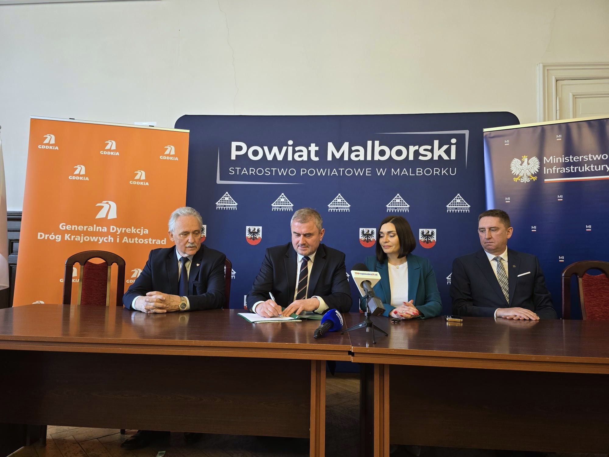 podpisanie umowy na rozbudowę DK22, Malbork 2026