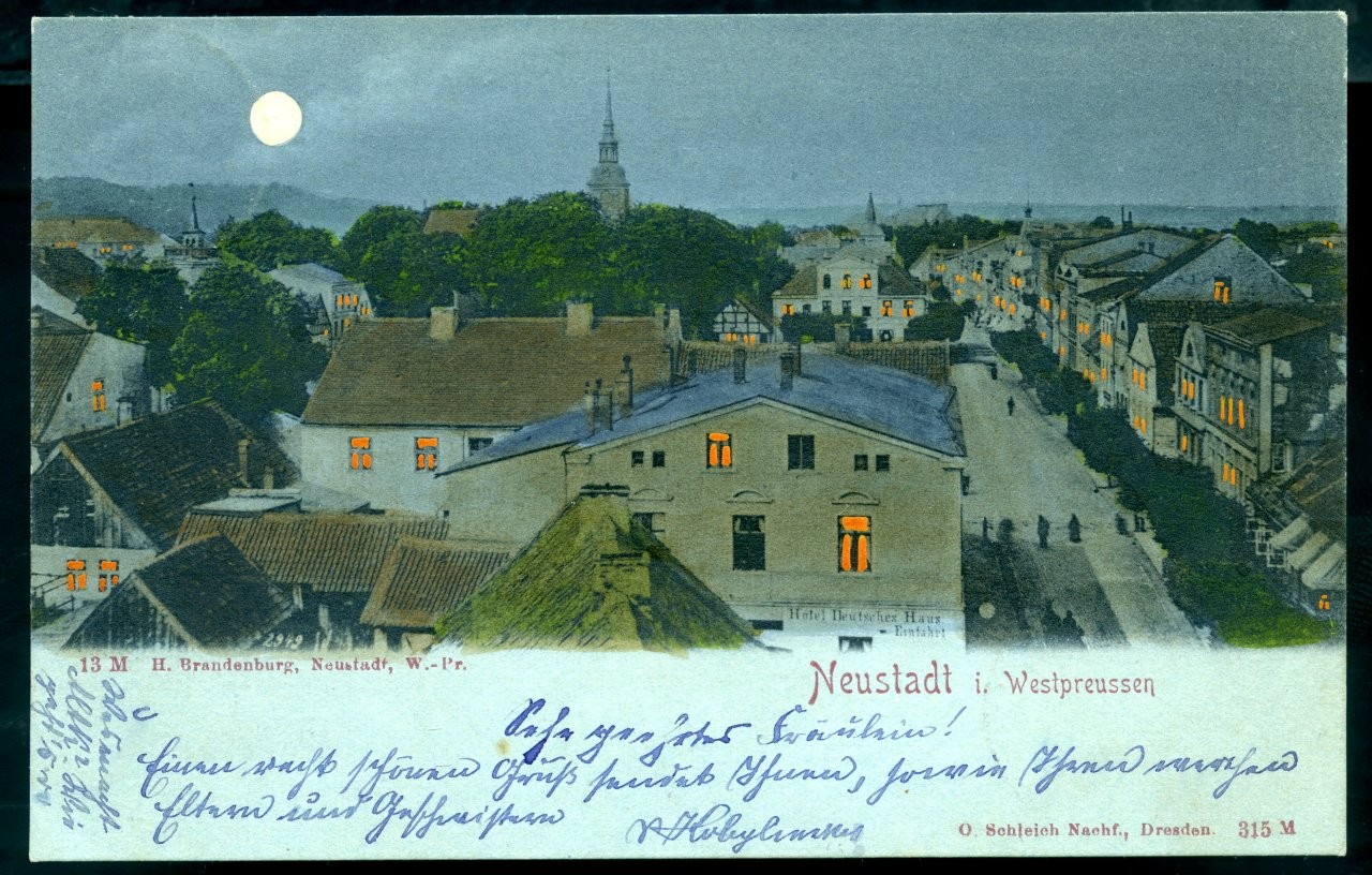 pocztówka z widokiem na miasto