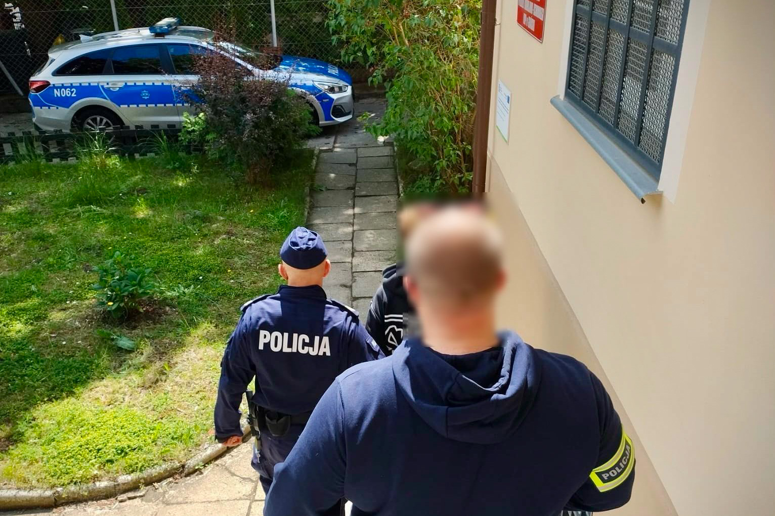 zatrzymanie nastolatków za groźby karalne, Gdańsk