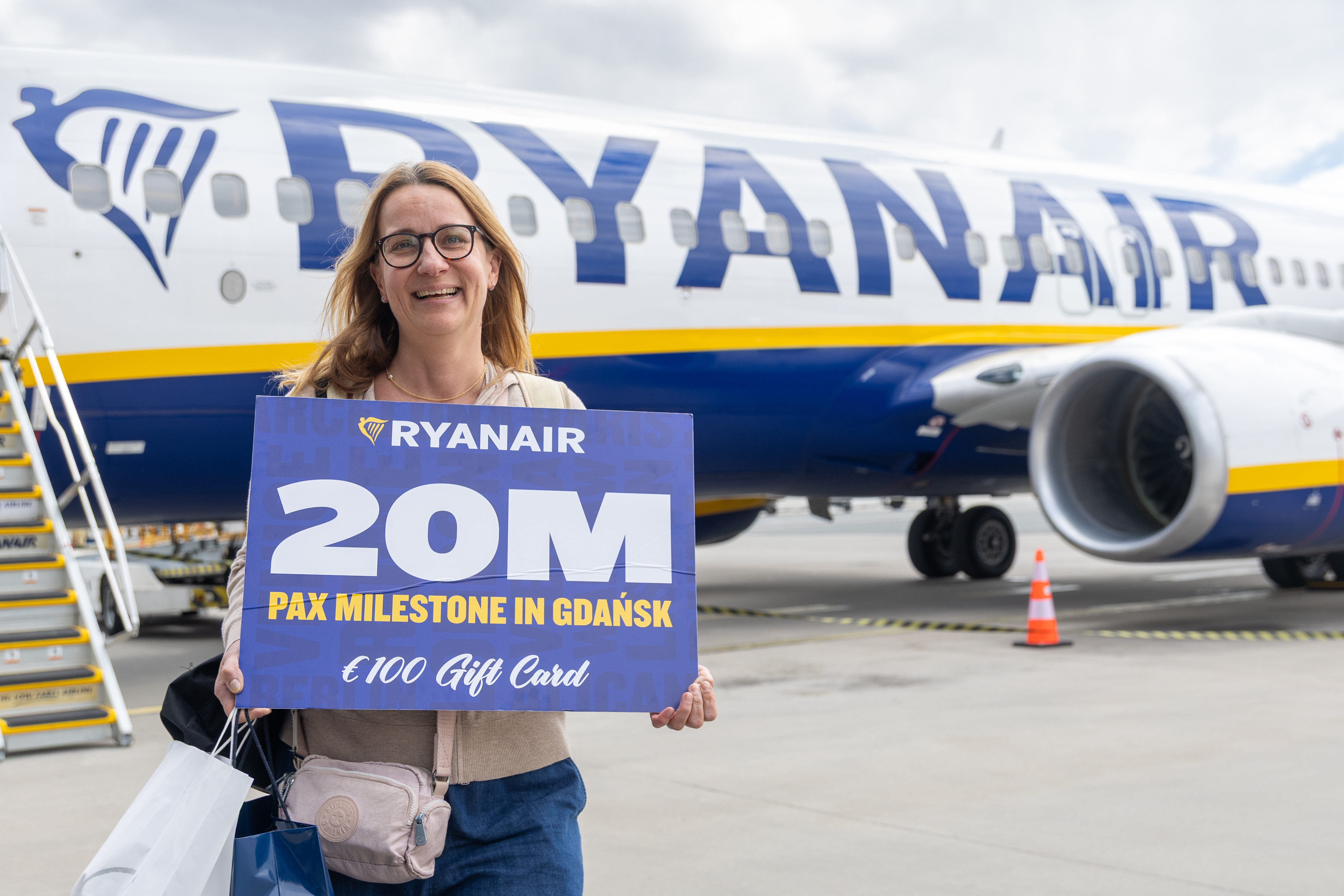 20-milionowa pasażerka Ryanair w Gdańsku