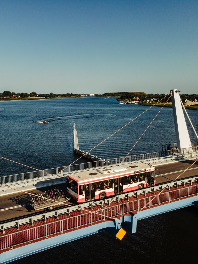 autobus z przyczepką, Gdańsk