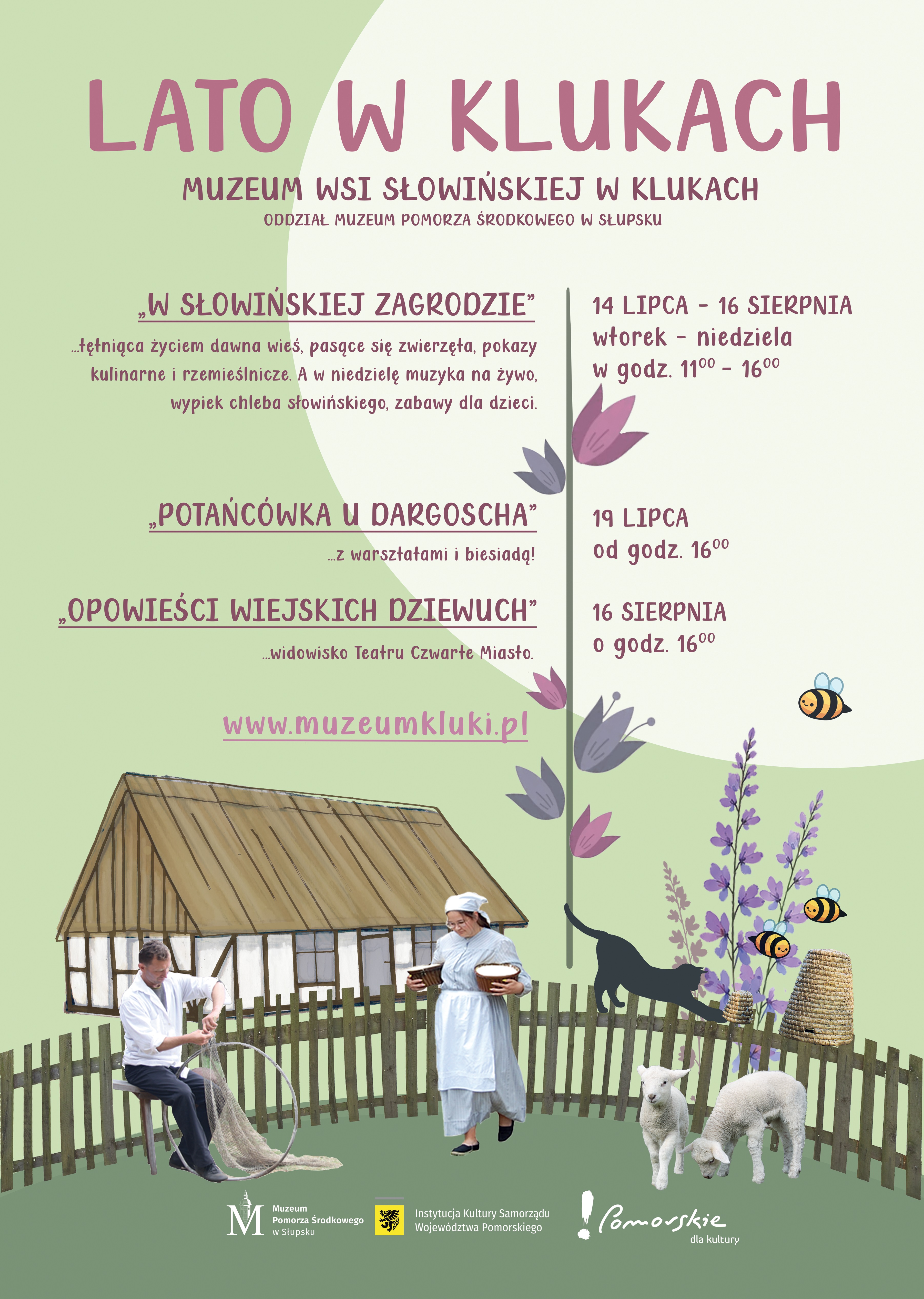 lato w Klukach, plakat