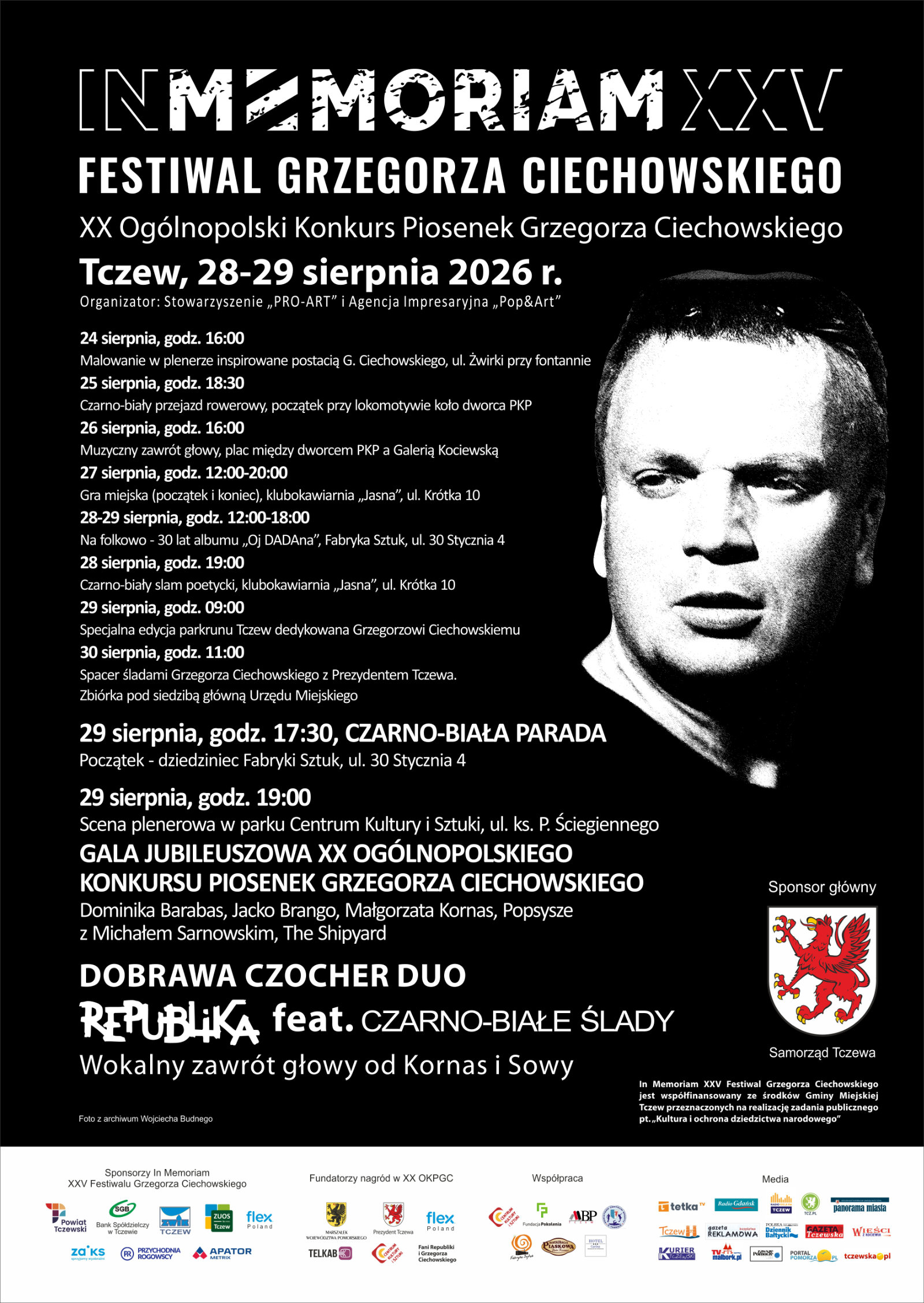 In Memoriam. 25. Festiwal Grzegorza Ciechowskiego w Tczewie