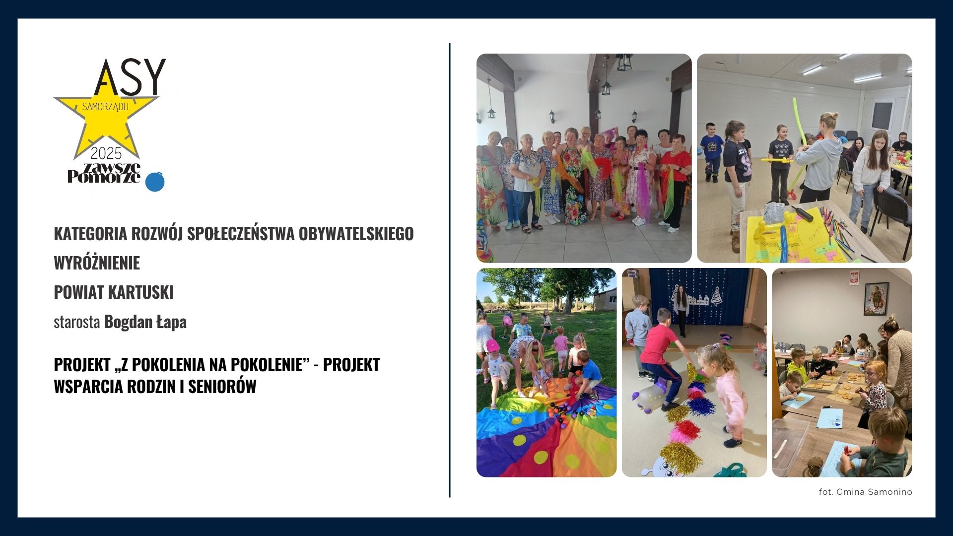 projekt „Z pokolenia na pokolenie”, Kartuzy