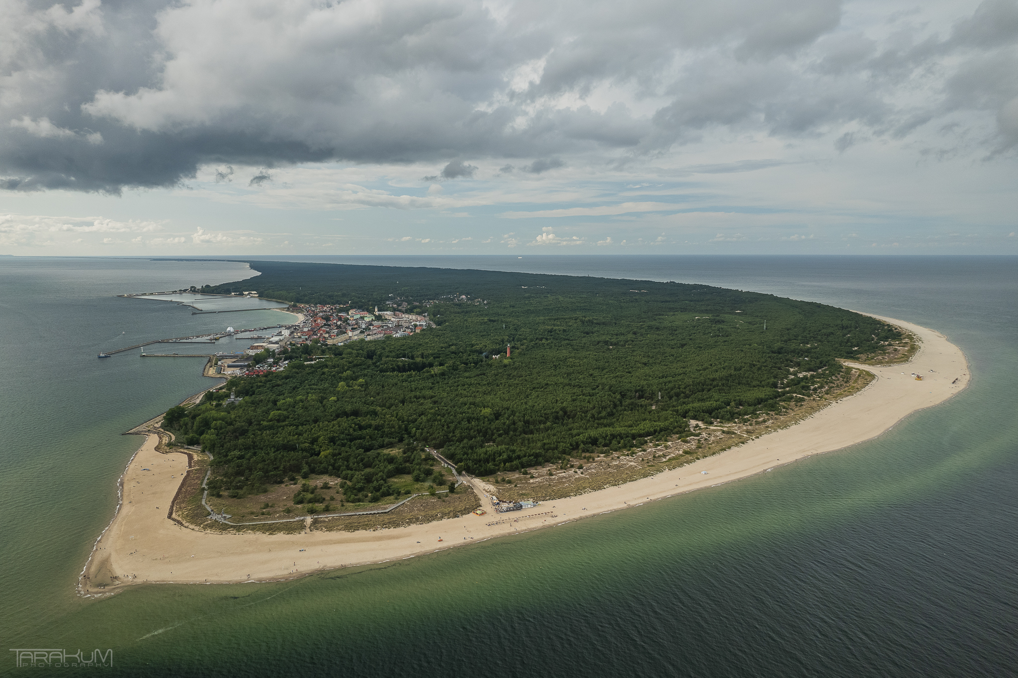 Półwysep Helski z góry