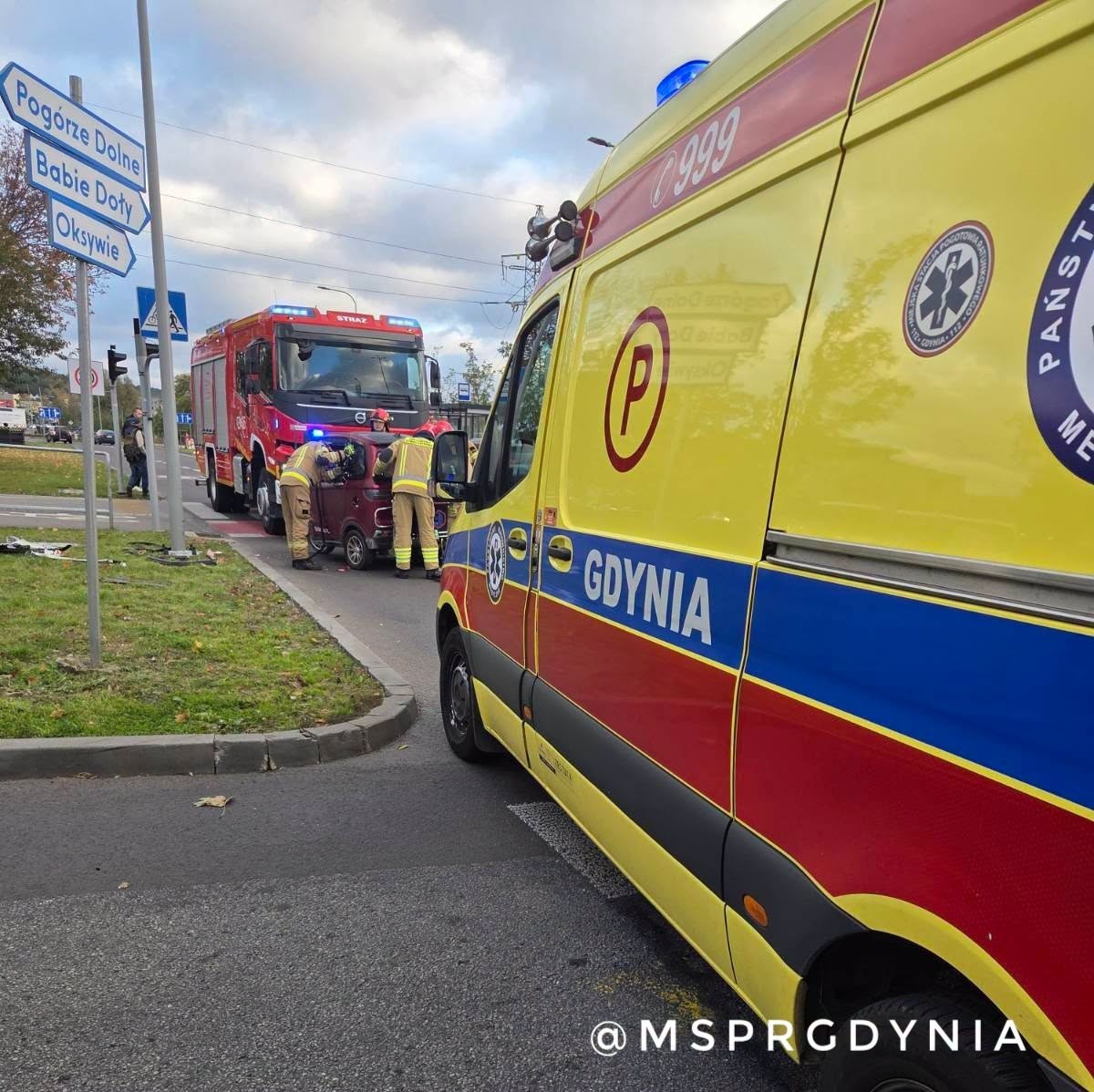 wypadek, Gdynia