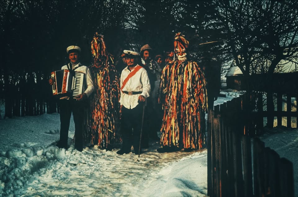 kolędnicy z Nowej Wsi Kartuskiej w 1973 r.