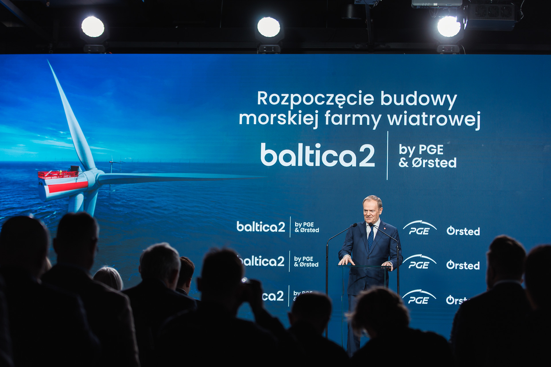 Baltica 2, rozpoczęcie budowy, Donald Tusk