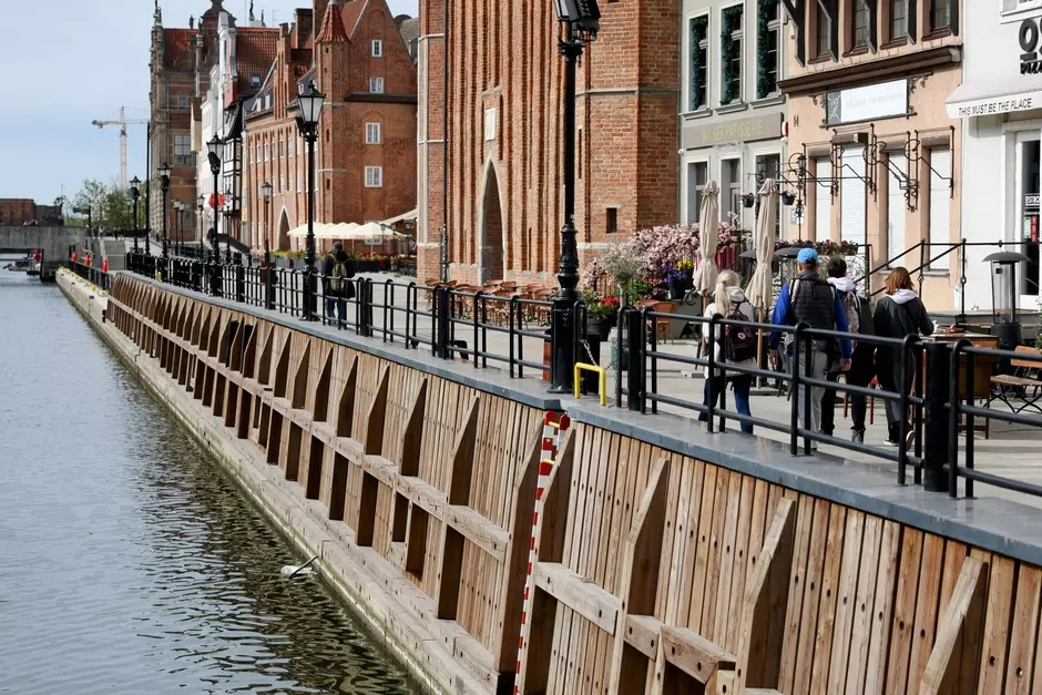 Długie Pobrzeże w Gdańsku po remoncie