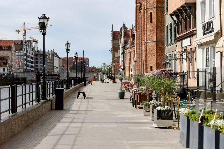 Długie Pobrzeże w Gdańsku po remoncie