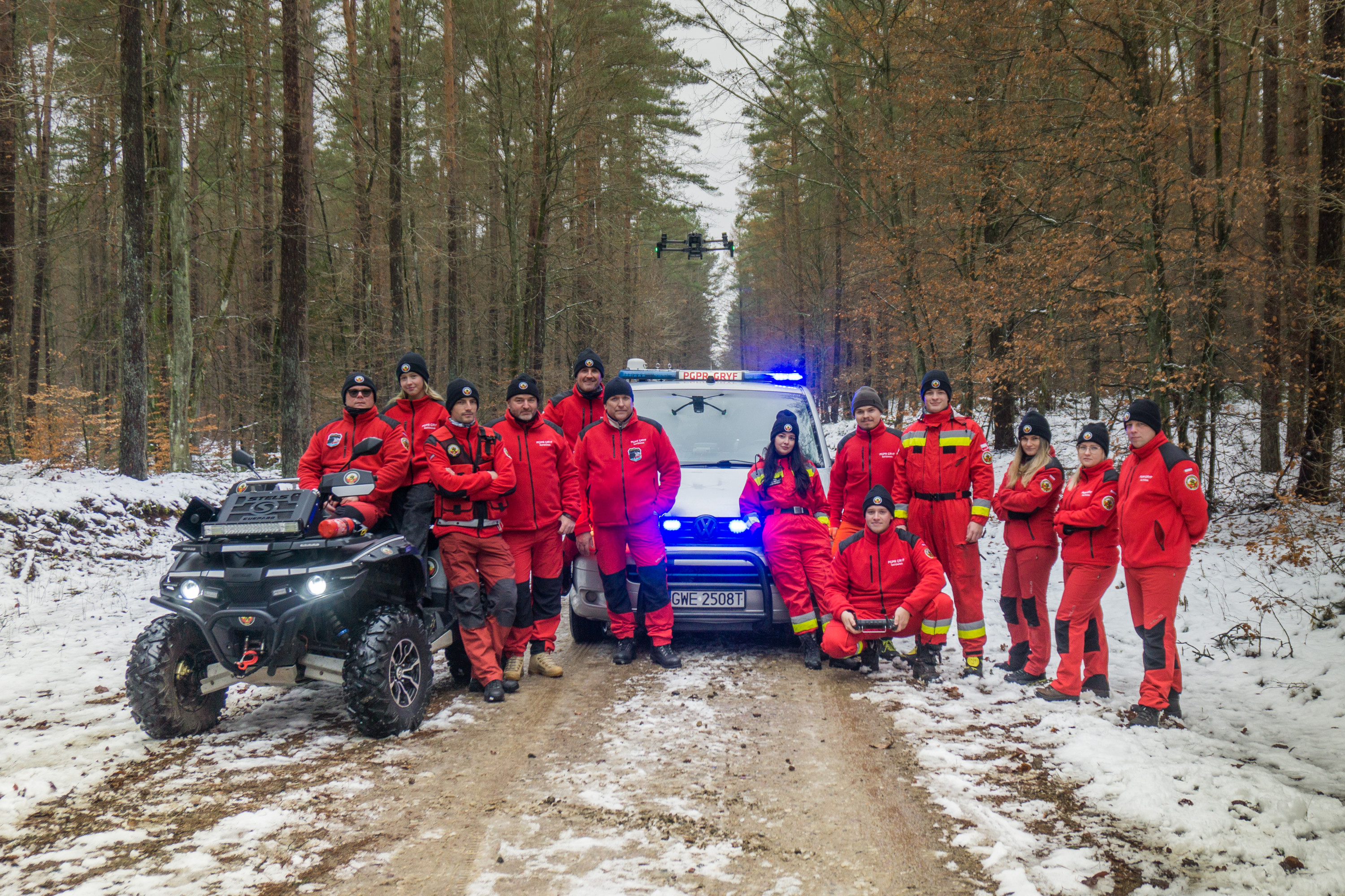 specjalistyczny dron z kamerą termowizyjną dla Pomorskiej Grupy Poszukiwawczo-Ratownicza GRYF