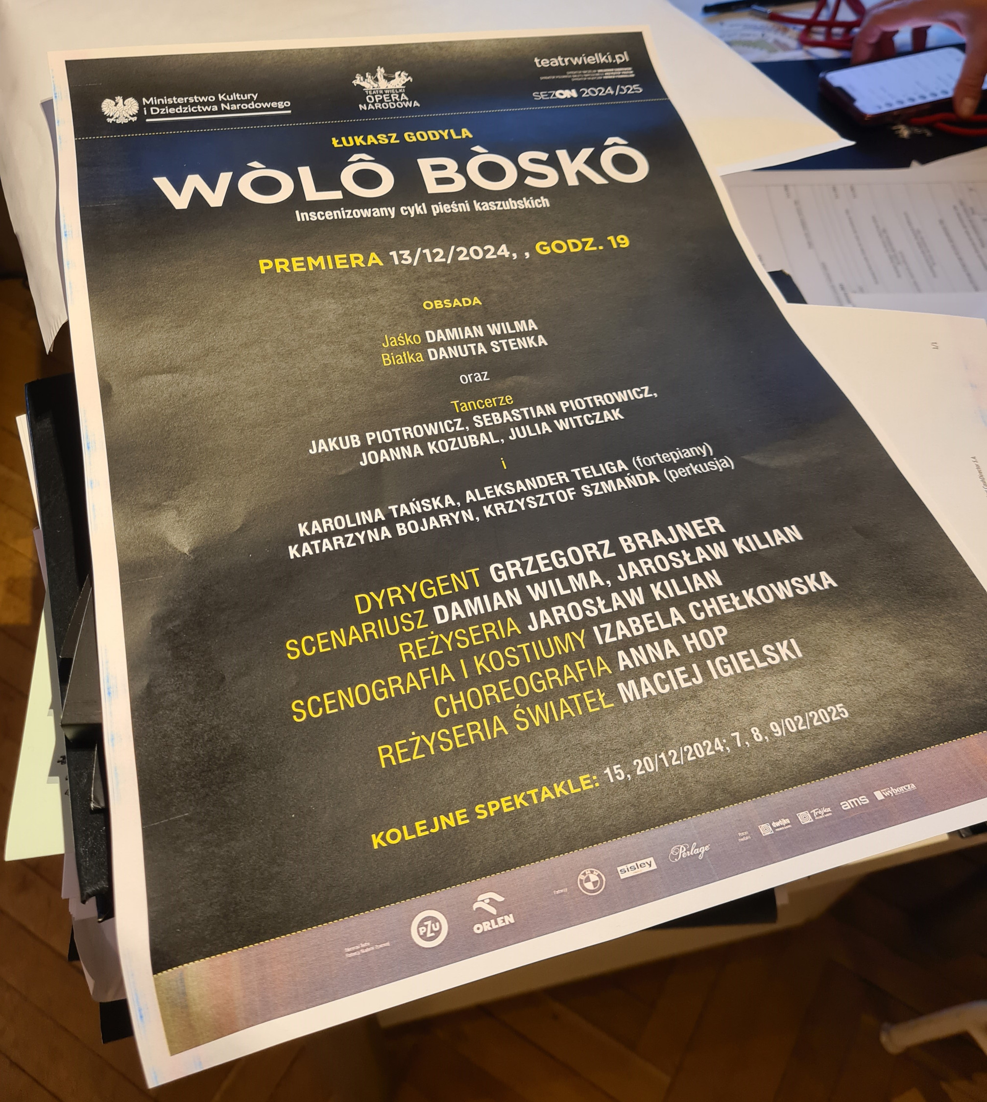 „Wòla Bòskô”, plakat