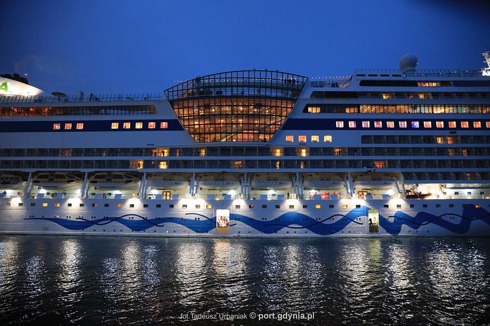 wyceiczkowiec AIDAmar, Port Gdynia