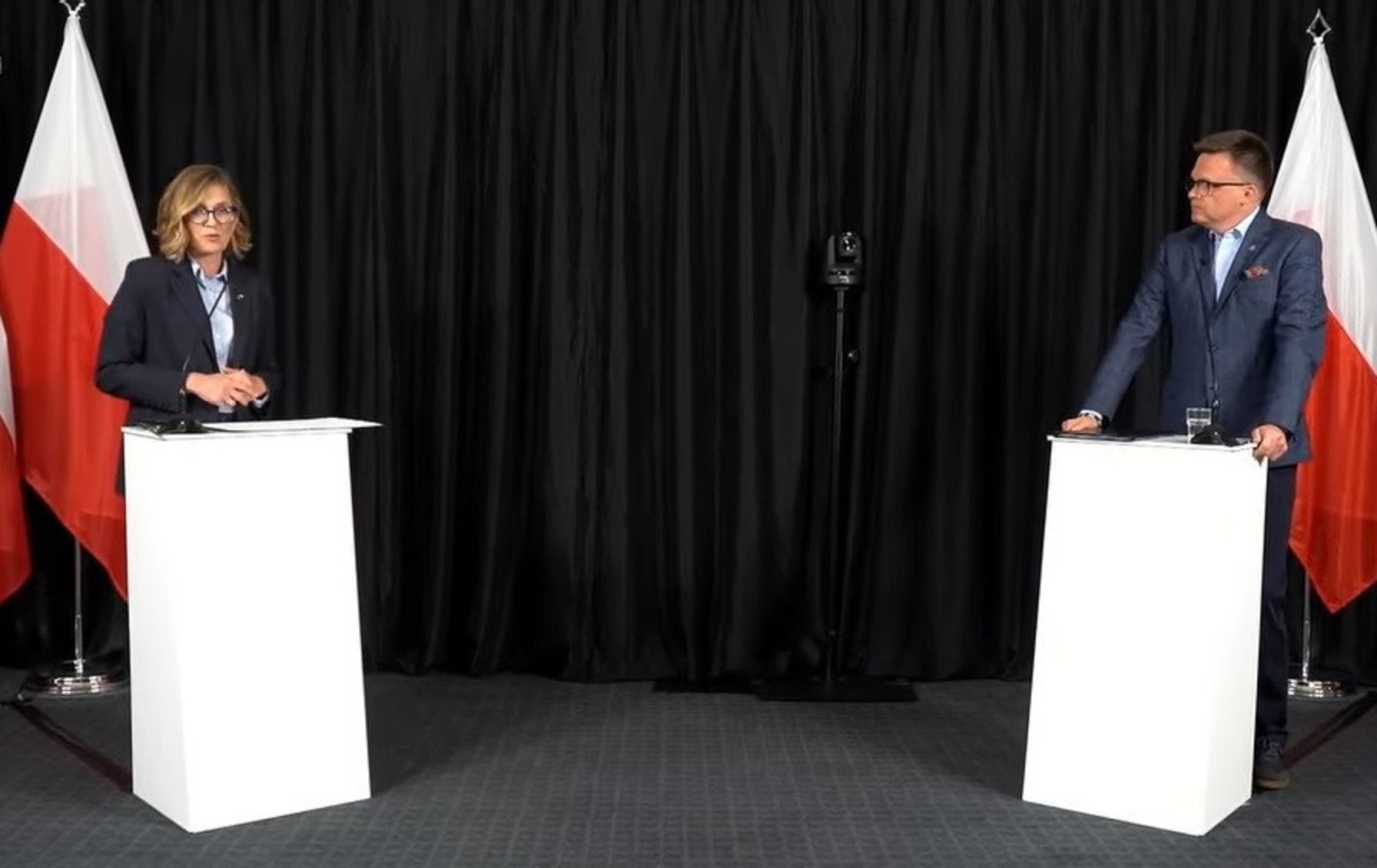 debata Magdalena Biejat-Szymon Hołownia w Gdyni