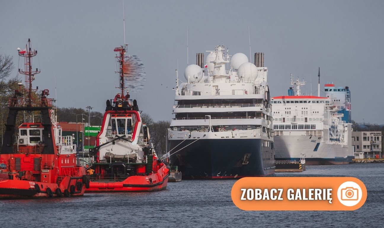 wycieczkowiec Le Champlain, Port Gdańsk