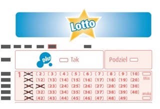 Lotto, układ liczb