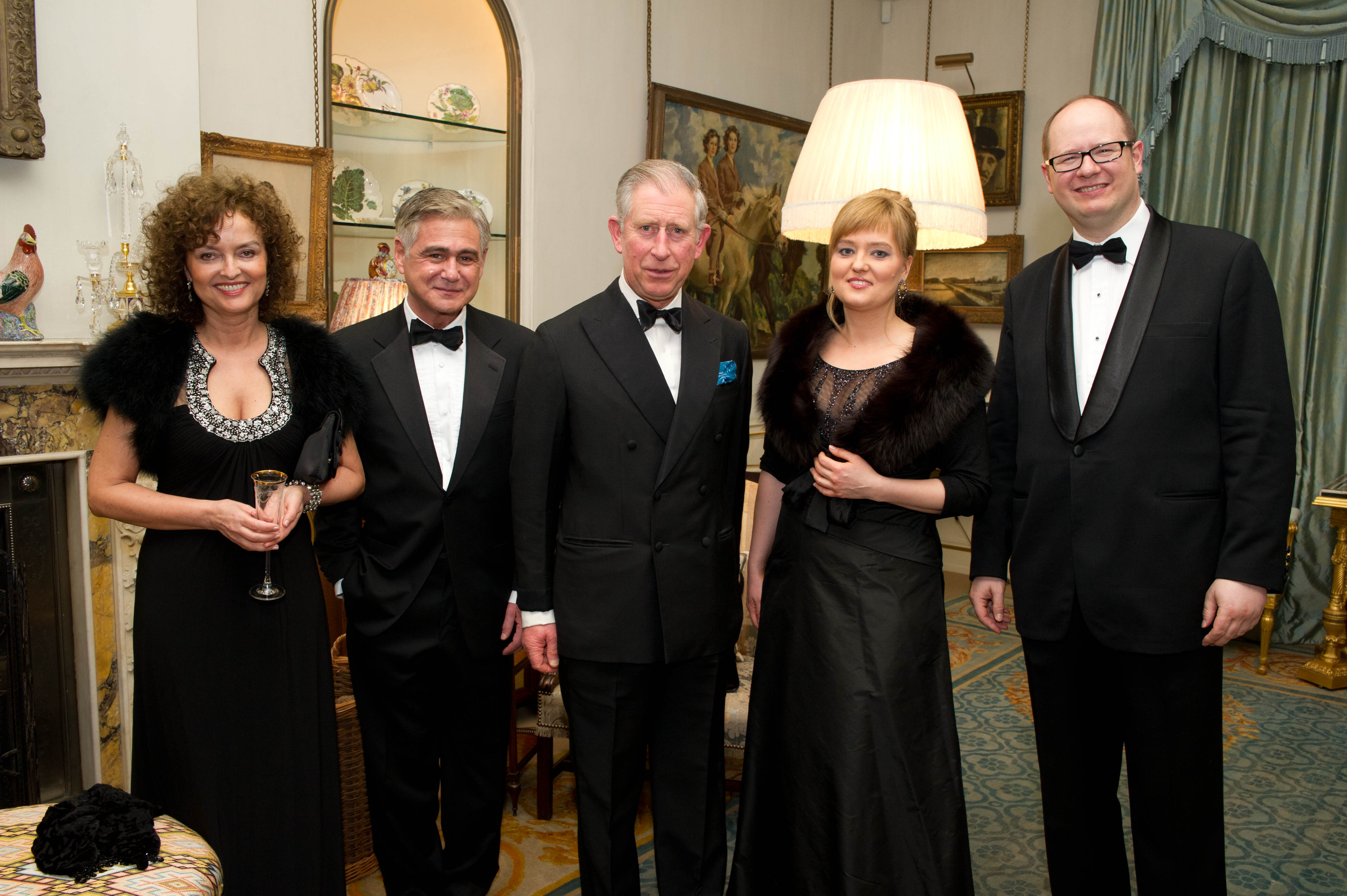 Z  wizytą u księcia Karola wraz z prezydentem Pawłem Adamowiczem i jego żoną