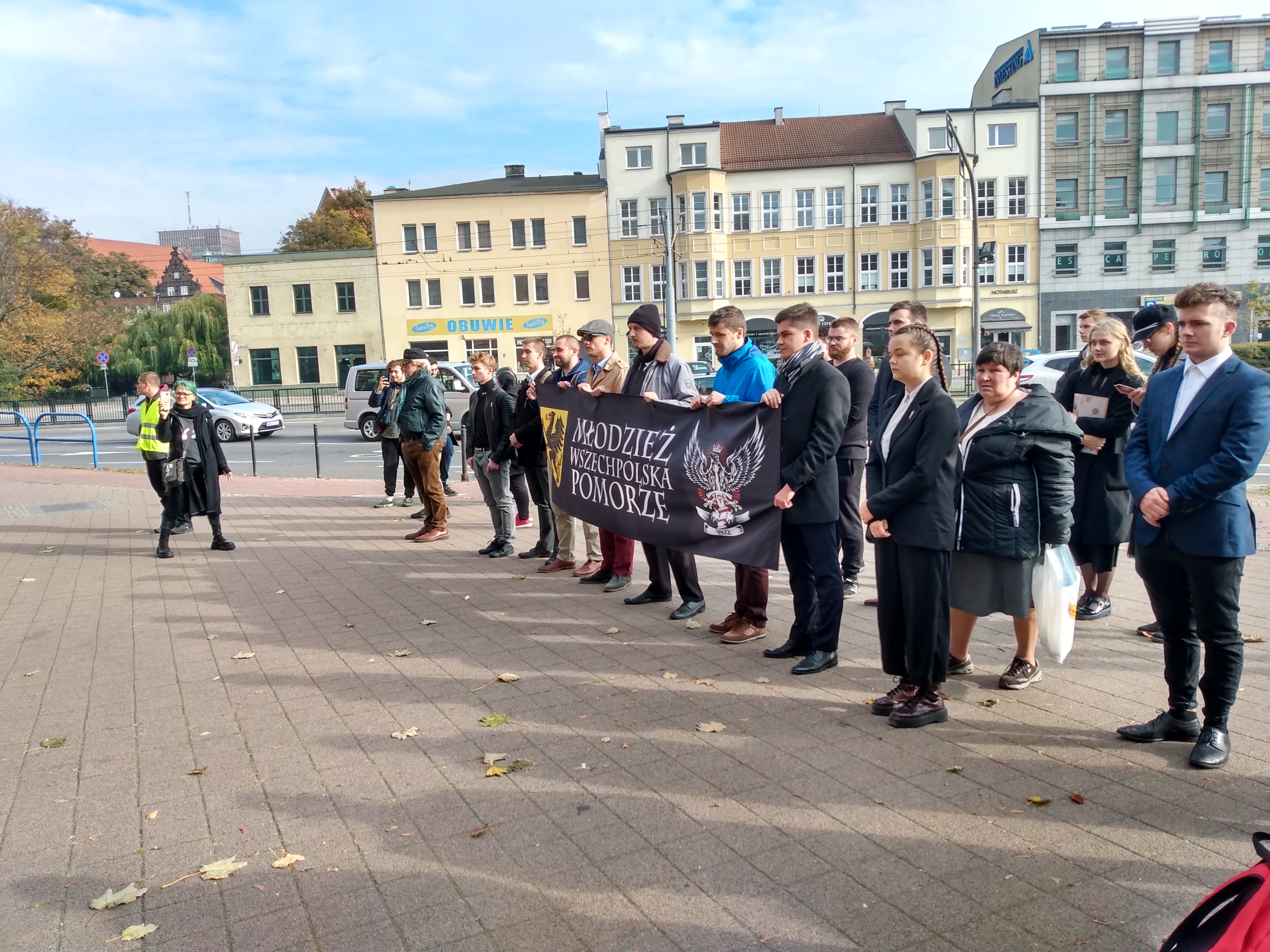 Manifestacja Młodzieży Wszechpolskiej i Ruchu Narodowego w Gdańsku przeciw prezydent Aleksandrze Dulkiewicz | zdj. Zawsze Pomorze