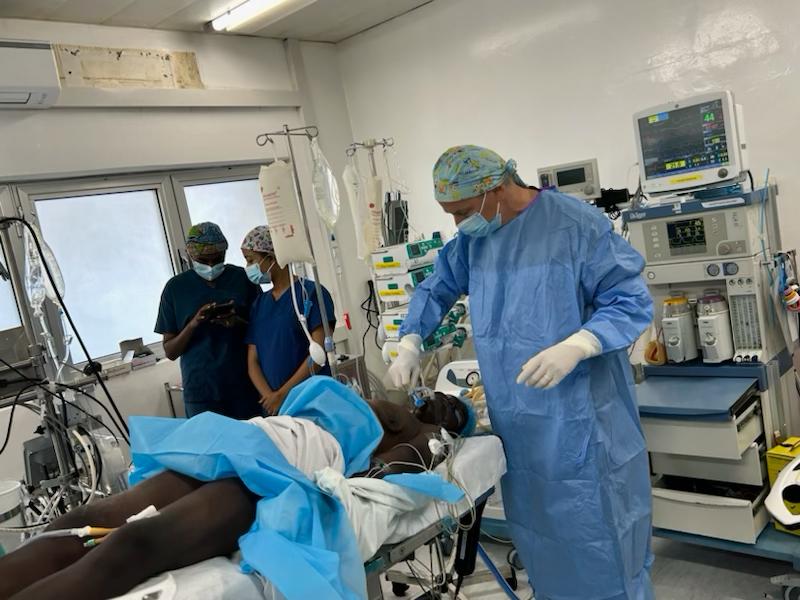 pacjent z Rwandy, którym opiekowali się lekarze z Gdańska