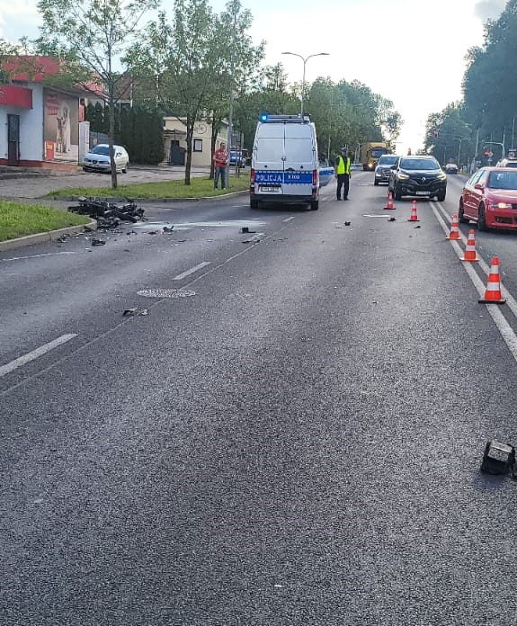 Wypadek z udziałem nietrzeźwego 36-latka w Słupsku