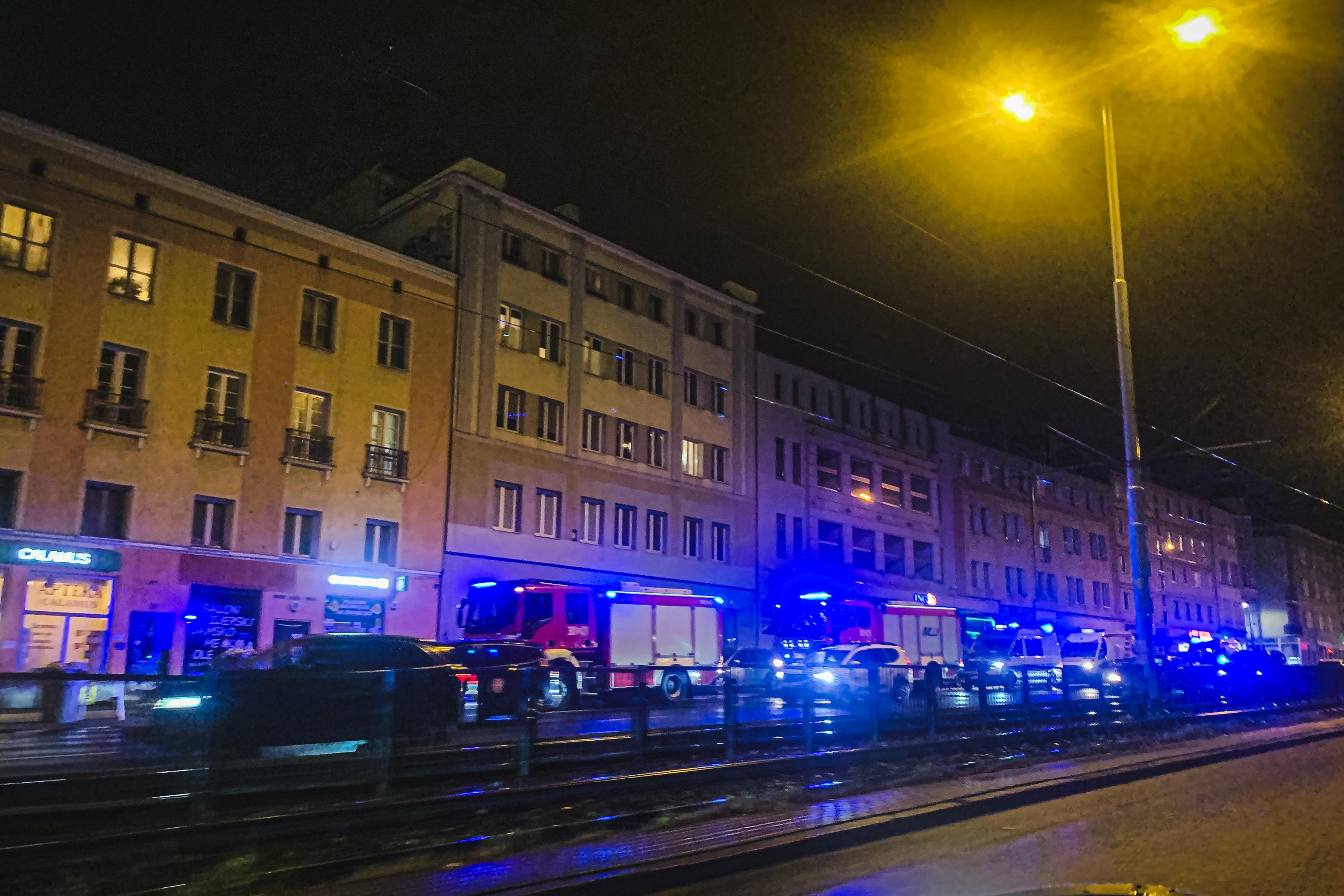 wypadek na al. Grunwaldzkiej w Gdańsku