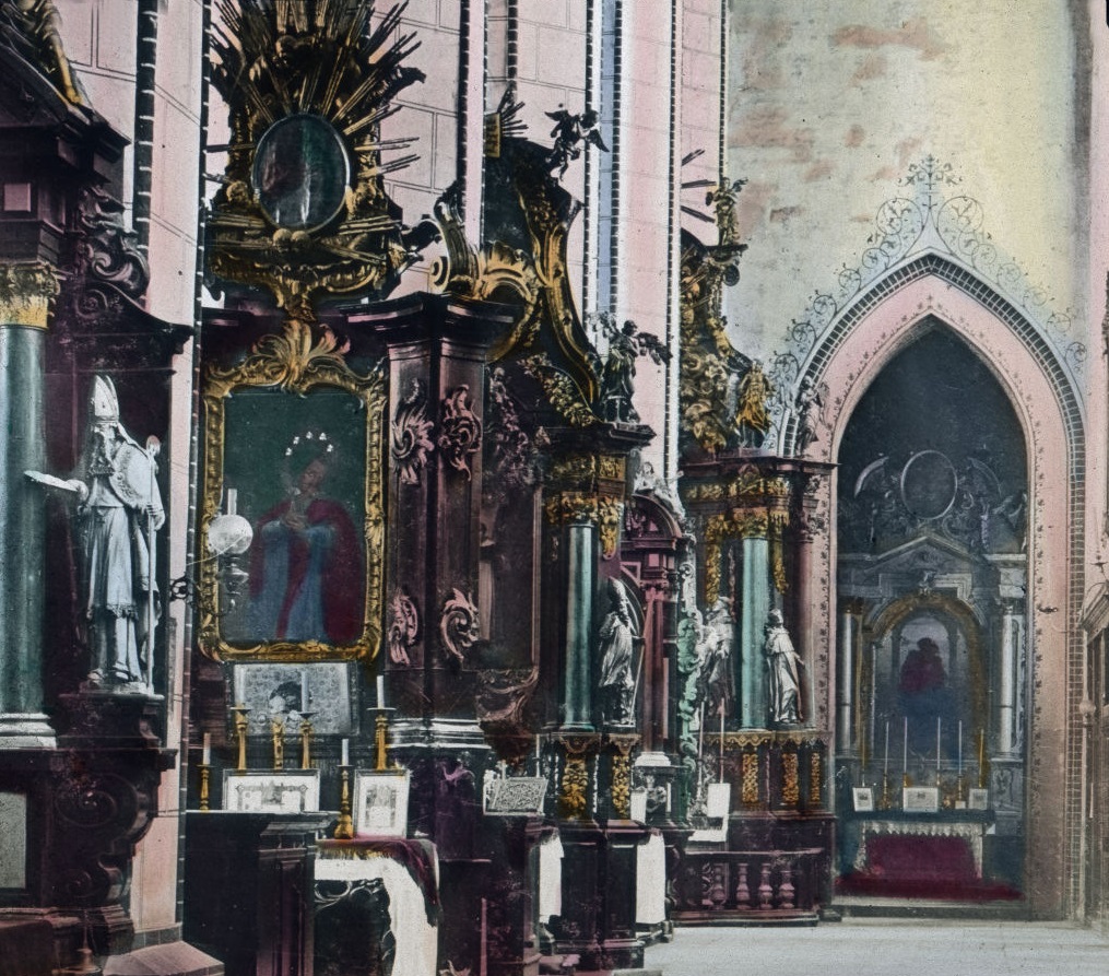 kościół św. Mikołaja w Gdańsku, zdjęcie archiwalne