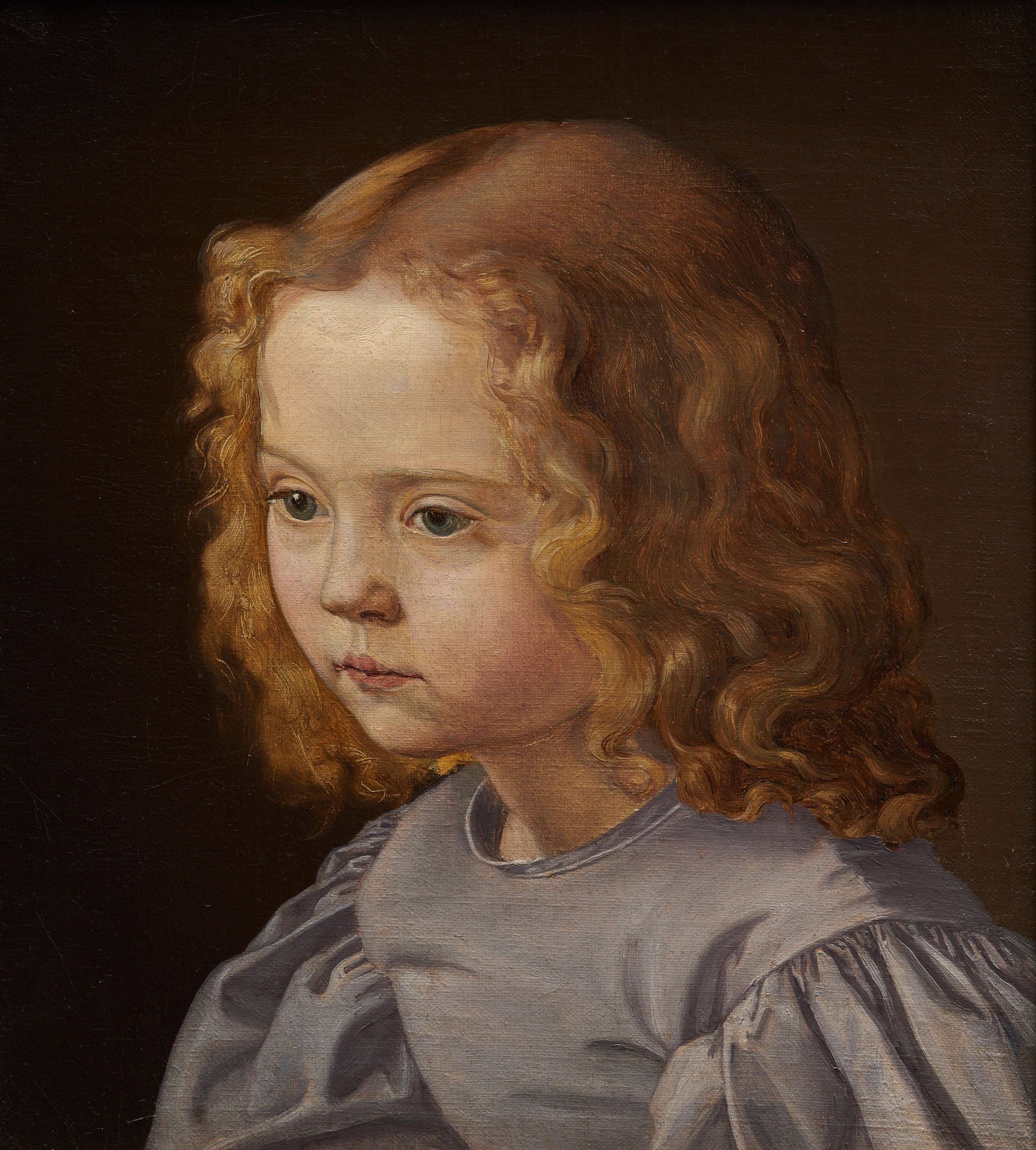 Robert Reinick, Głowa dziewczynki, ok. 1840 r.