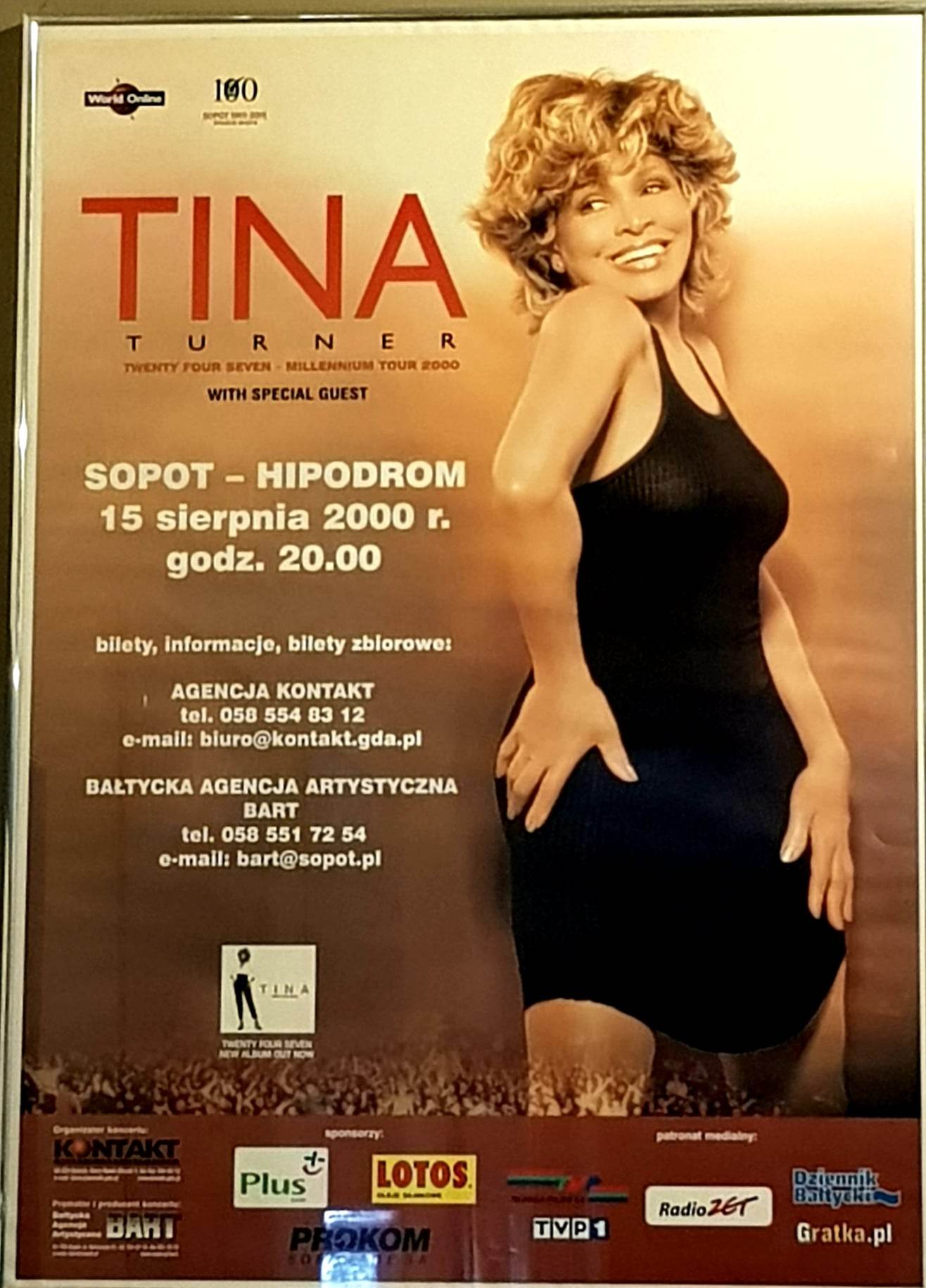 bilet na koncert Tiny Turner w Sopocie