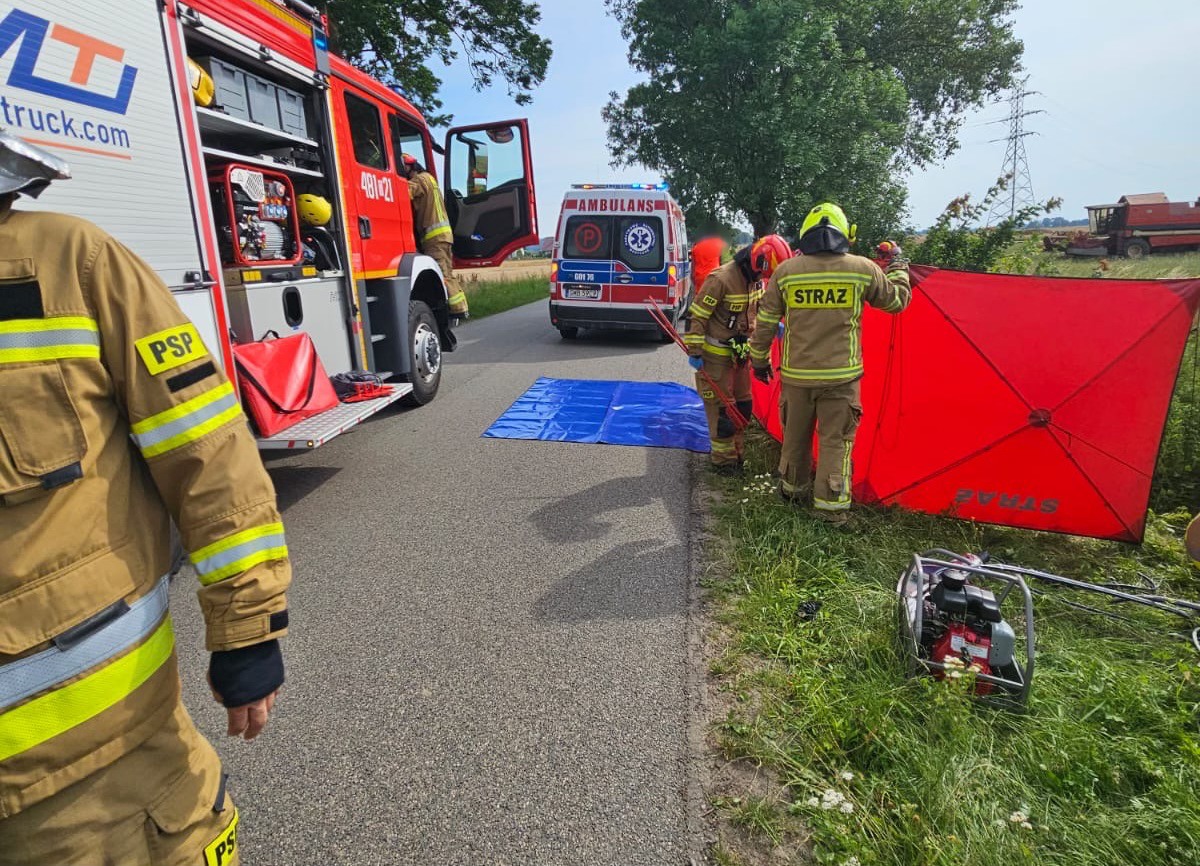 śmiertelny wypadek, Kraśniewo