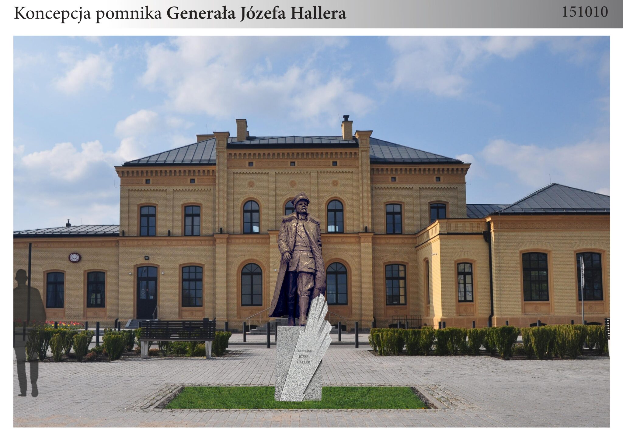 pomnik generała Józefa Hallera w Starogardzie Gdańskim, wyróżniona koncepcja, Katarzyna Gliwa