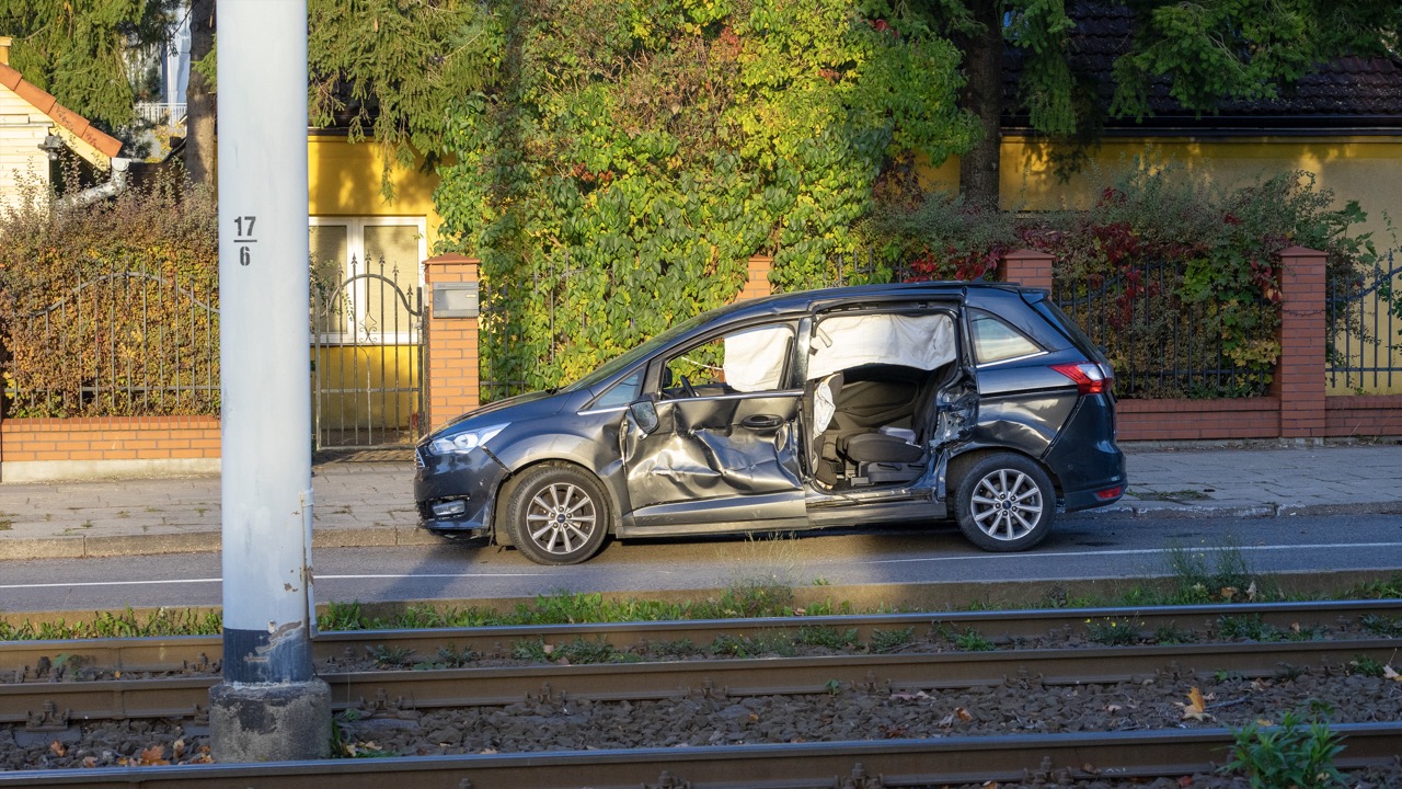 wypadek, ul. Wita Stwosza, Gdańsk