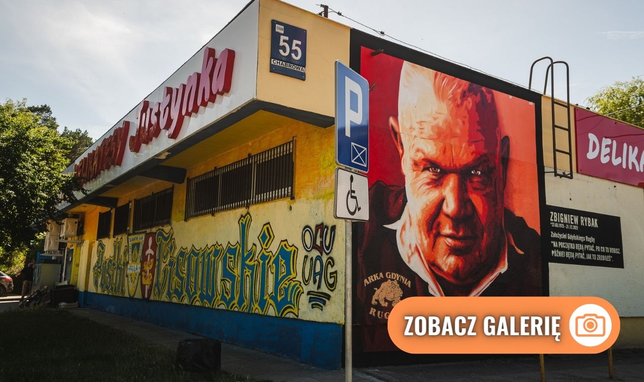 Zbigniew Rybak, mural, Tuse, Gdynia 2024